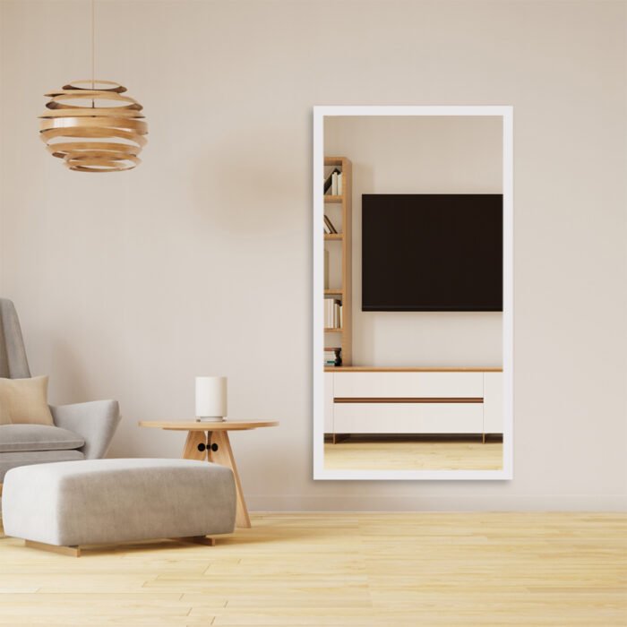 Wooden Frame Mirror (190cm x 99cm) - Image 4