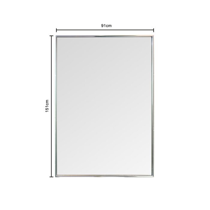 Aluminum Frame Mirror (151cm x 91cm) - Image 2