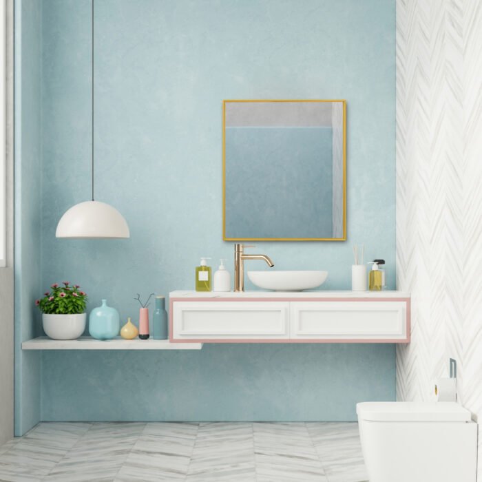 Aluminum Frame Mirror (76cm x 61cm) - Image 4